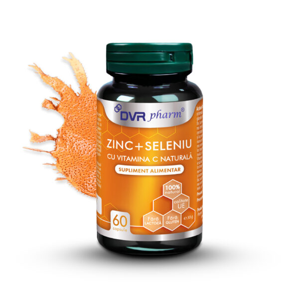 zinc + seleniu cu vitamina c 60 cps